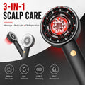 3-in-1 Red Light Scalp Massager and Oil Applicator, USB-C