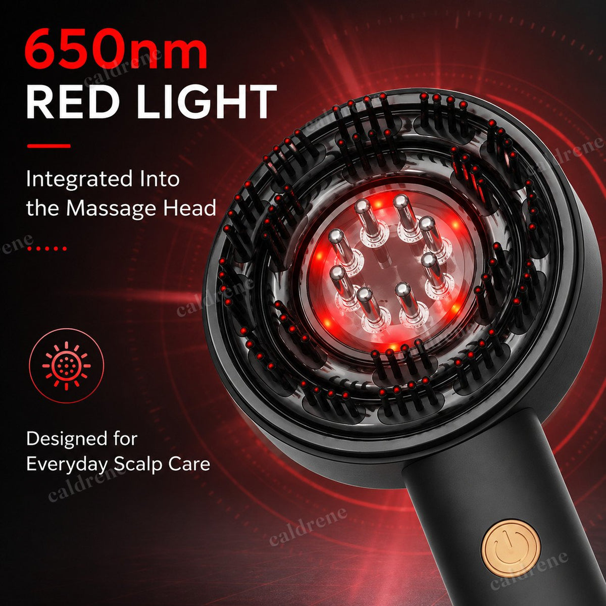 3-in-1 Red Light Scalp Massager and Oil Applicator, USB-C – view 10
