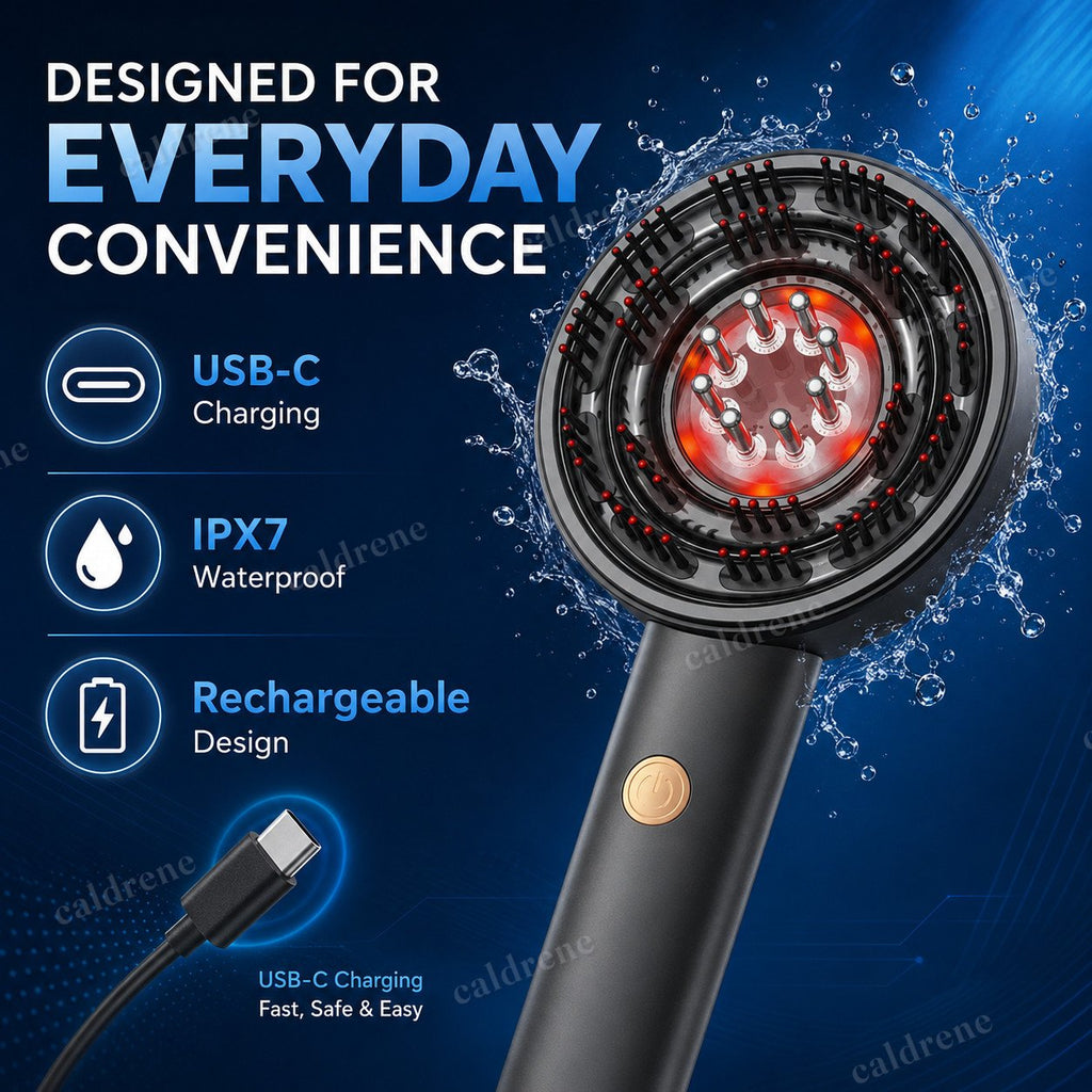 3-in-1 Red Light Scalp Massager and Oil Applicator, USB-C – view 7