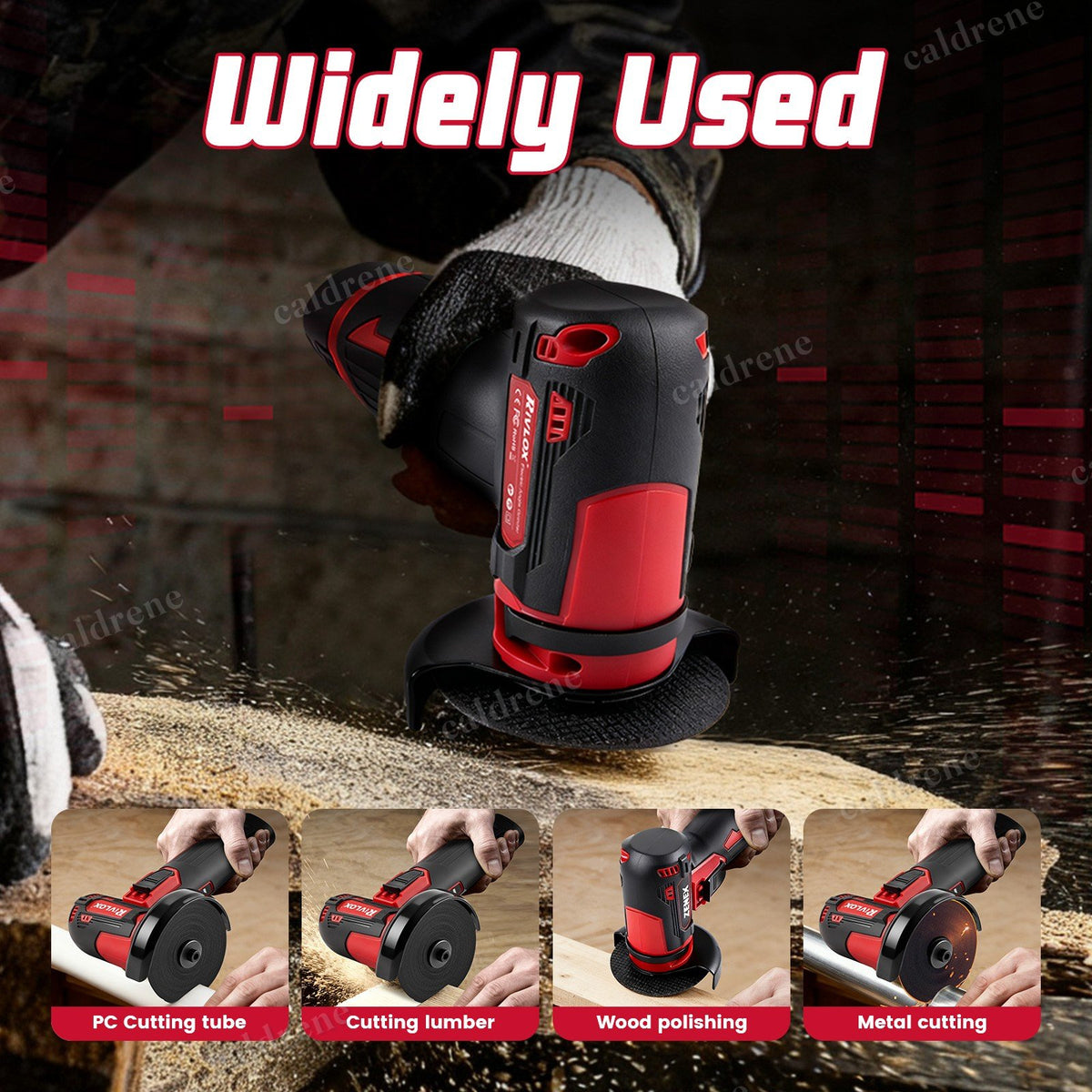 3 Inch 12V Cordless Mini Angle Grinder – view 7
