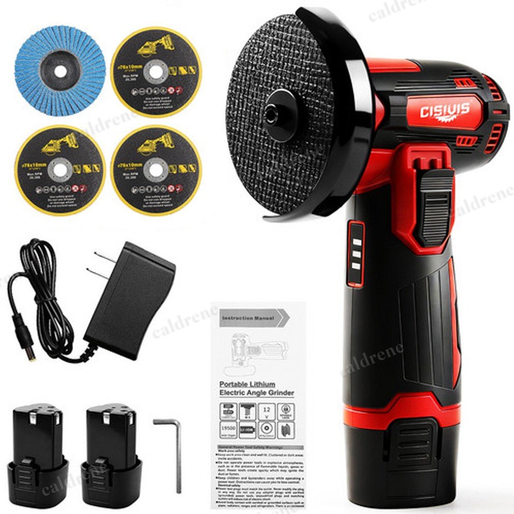 3 Inch 12V Cordless Mini Angle Grinder – view 8