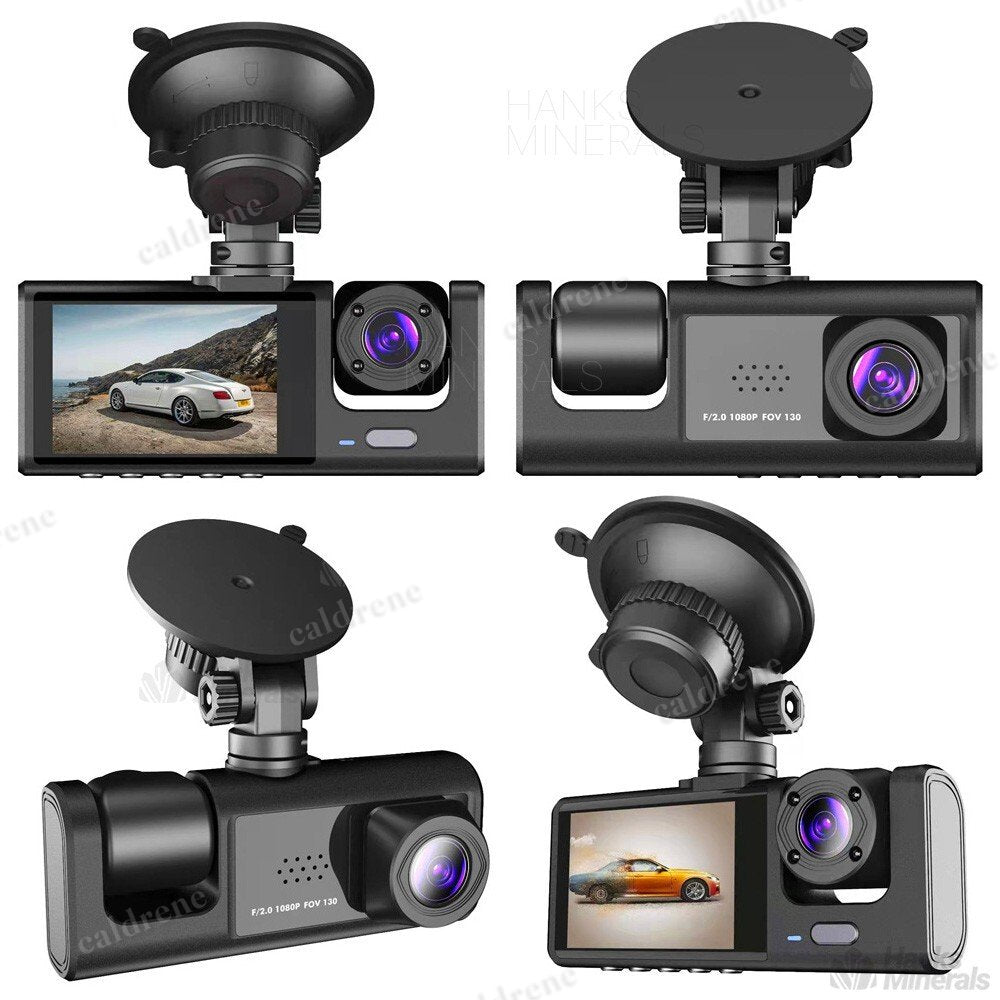 3-Lens 1080P Dash Cam, Front Rear and Inside – view 2