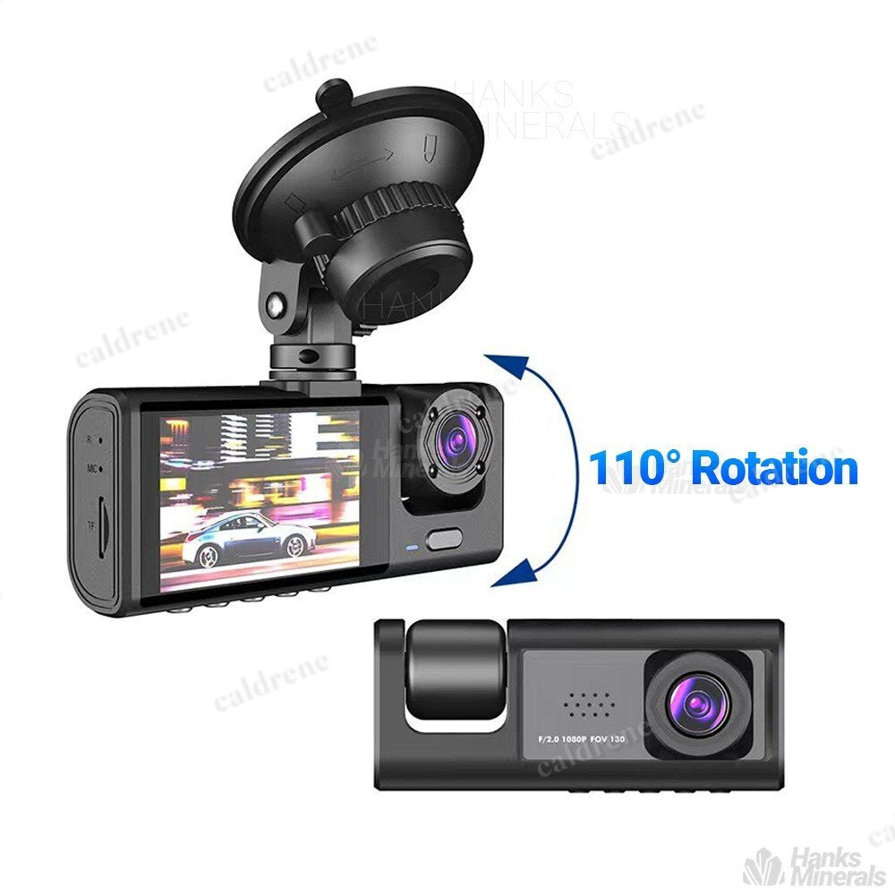 3-Lens 1080P Dash Cam, Front Rear and Inside – view 3