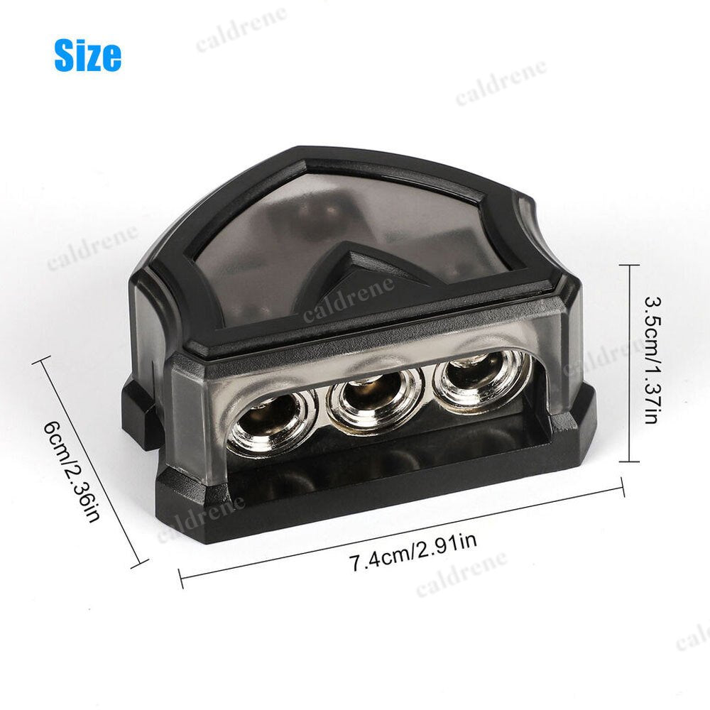 3-Way 0 Gauge Power and Ground Distribution Block, 2 Pack – view 2