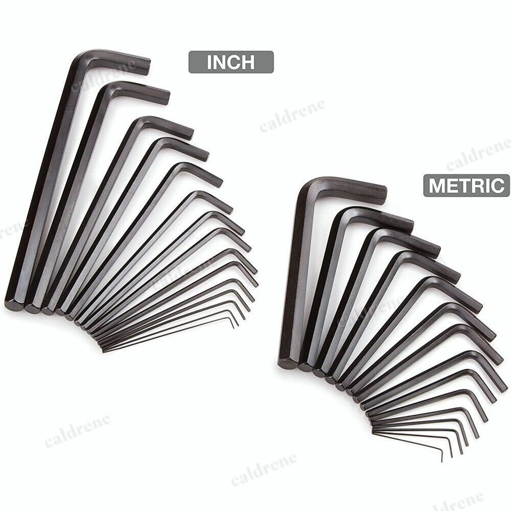 30 Piece Hex Key Allen Wrench Set Inch and Metric with Case – view 4
