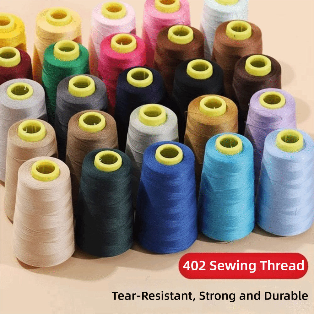 3000 Yards Solid Color Polyester Sewing Thread for Hand and Machine Use