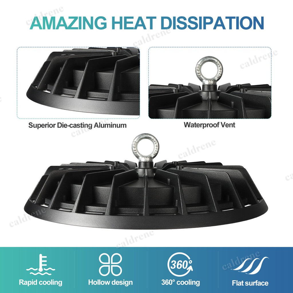 300W UFO LED High Bay Shop Light for Garage and Workshop – view 3