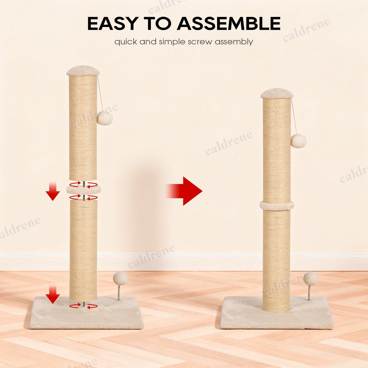 33 Inch Sisal Cat Scratching Post – view 6