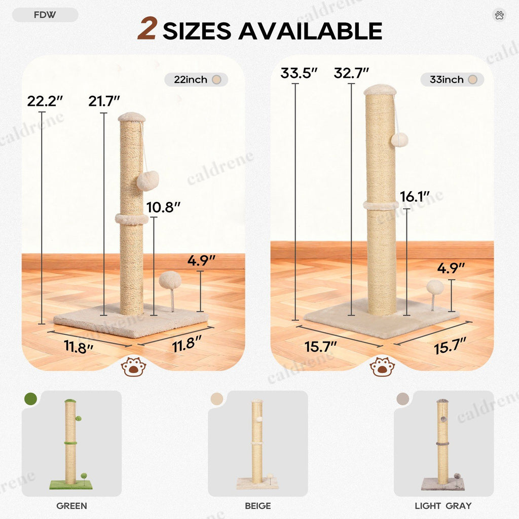33 Inch Sisal Cat Scratching Post – view 7