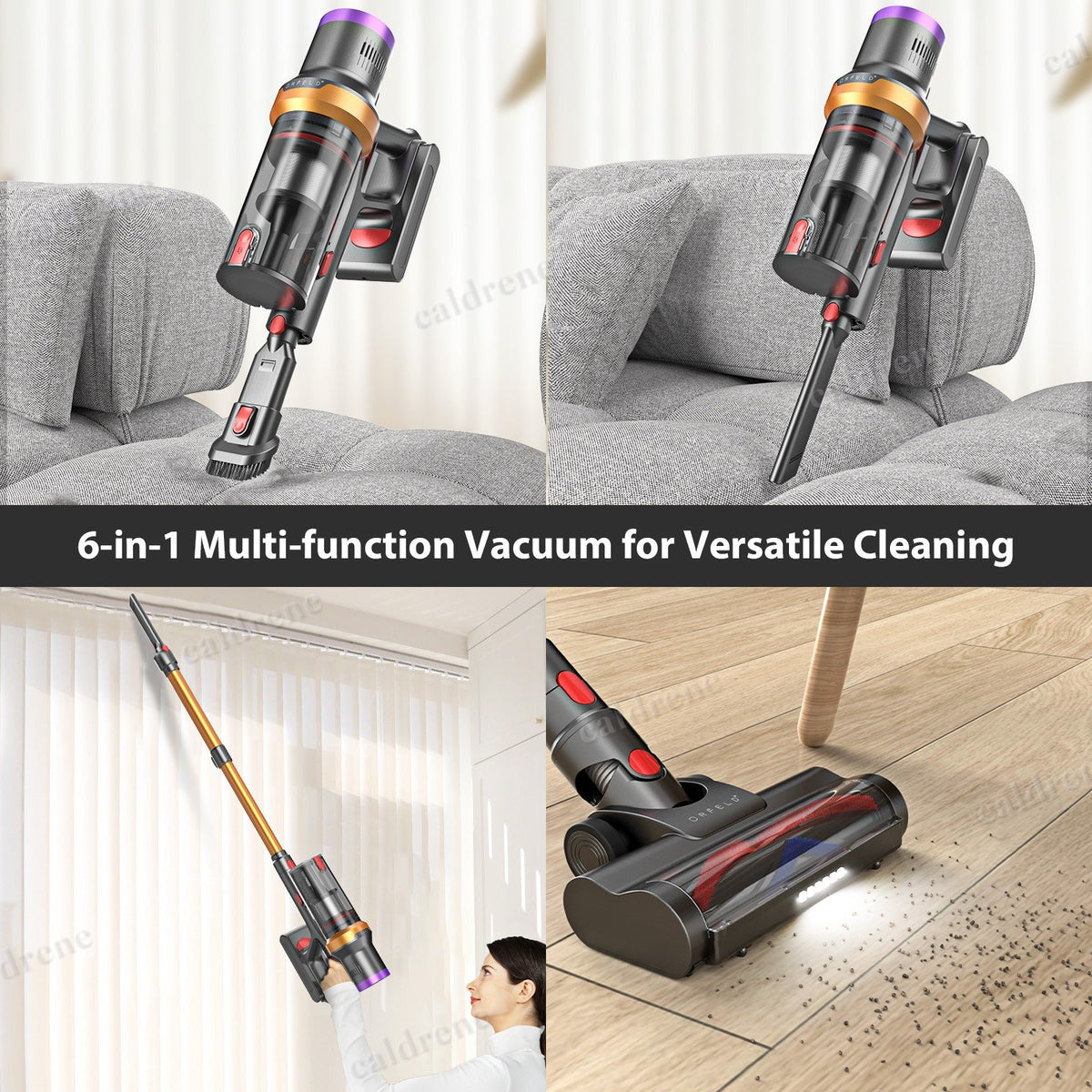 35KPA Lightweight Cordless Stick Vacuum with Anti Tangle Brush – view 2