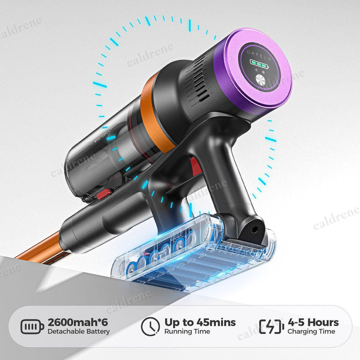 35KPA Lightweight Cordless Stick Vacuum with Anti Tangle Brush – view 6
