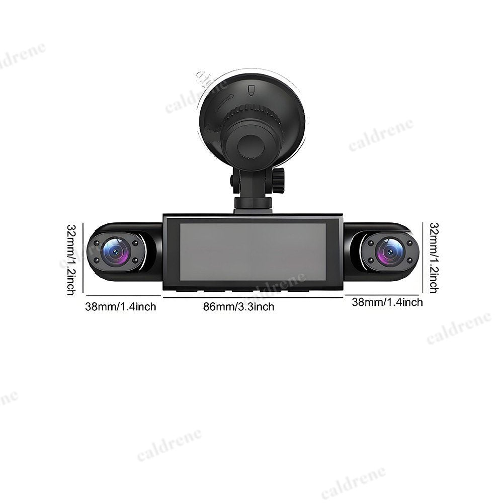 360 Degree 4 Channel 1080P Dash Cam Front Rear Inside – view 3