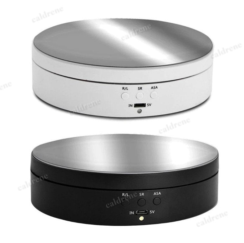 360 Degree Motorized Rotating Display Stand for Jewelry and Photos – view 4