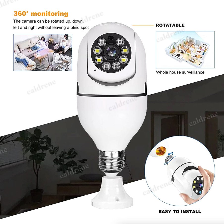 360° WiFi Light Bulb Security Camera – view 7