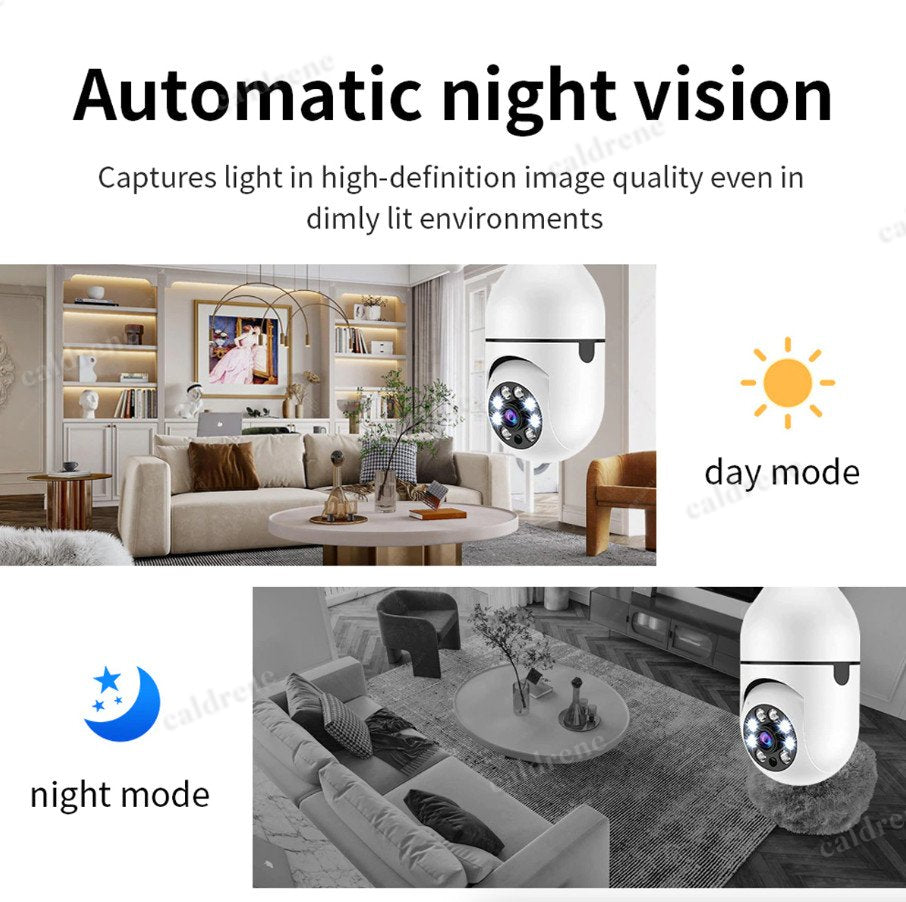 360° WiFi Light Bulb Security Camera – view 8
