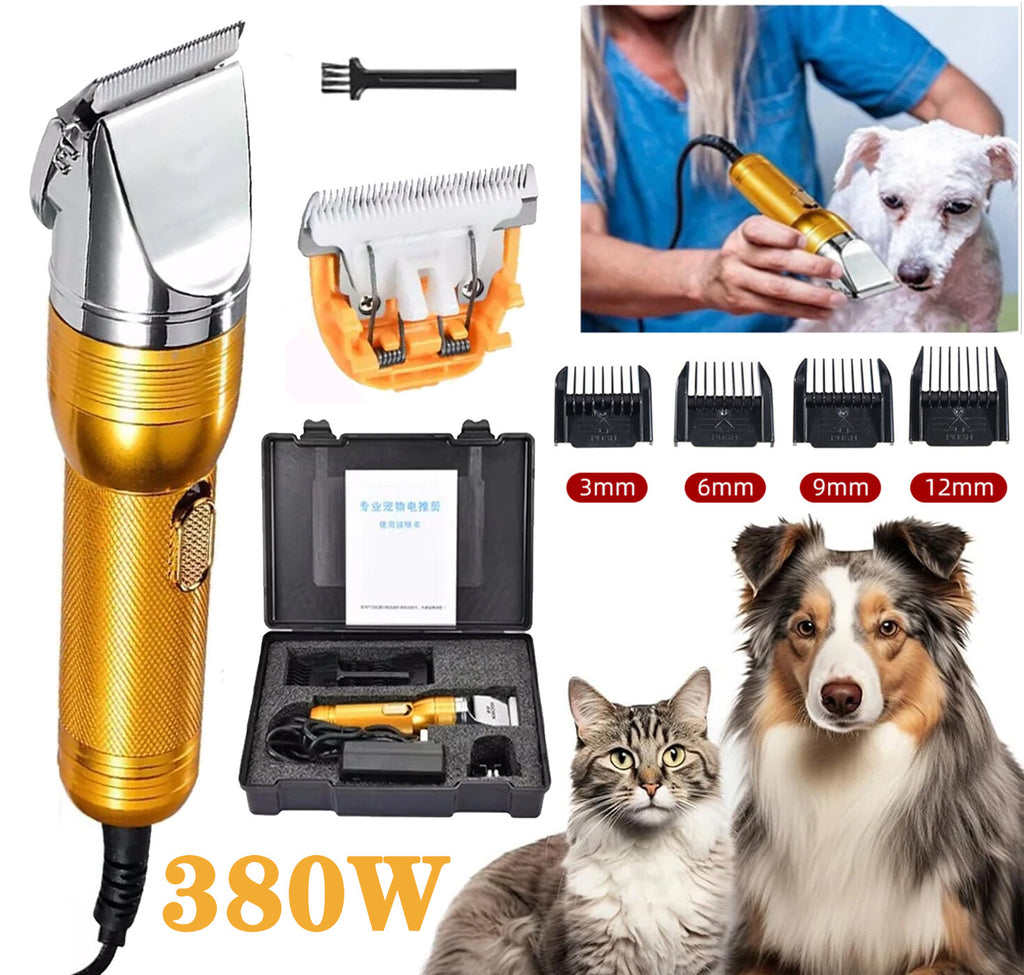 380W Heavy-Duty Electric Dog Grooming Clippers