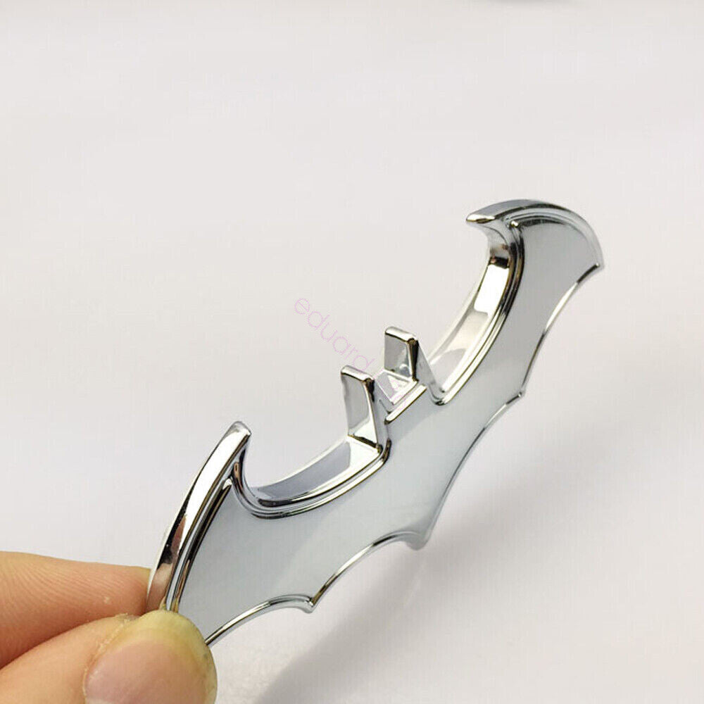 3D Metal Batmobile Logo Scratch Sticker for Cars