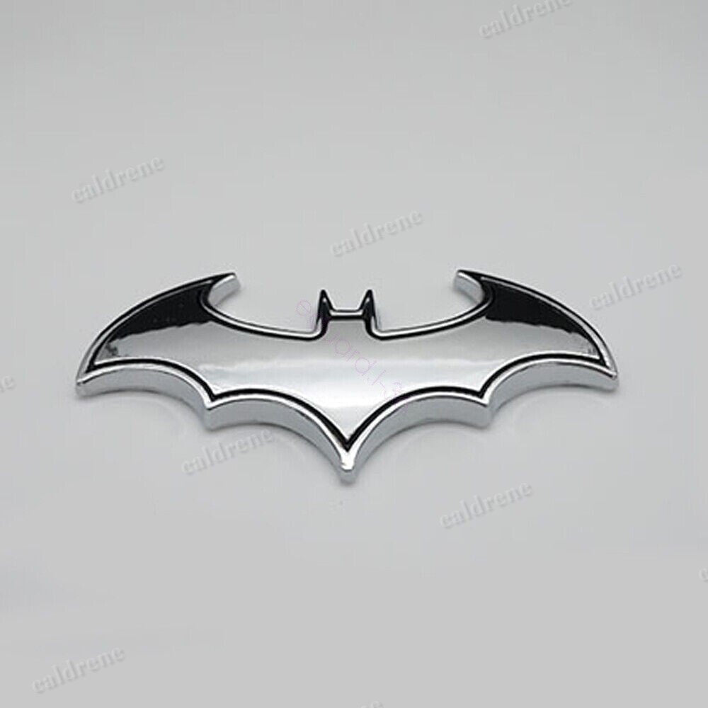 3D Metal Batmobile Logo Scratch Sticker for Cars – view 2