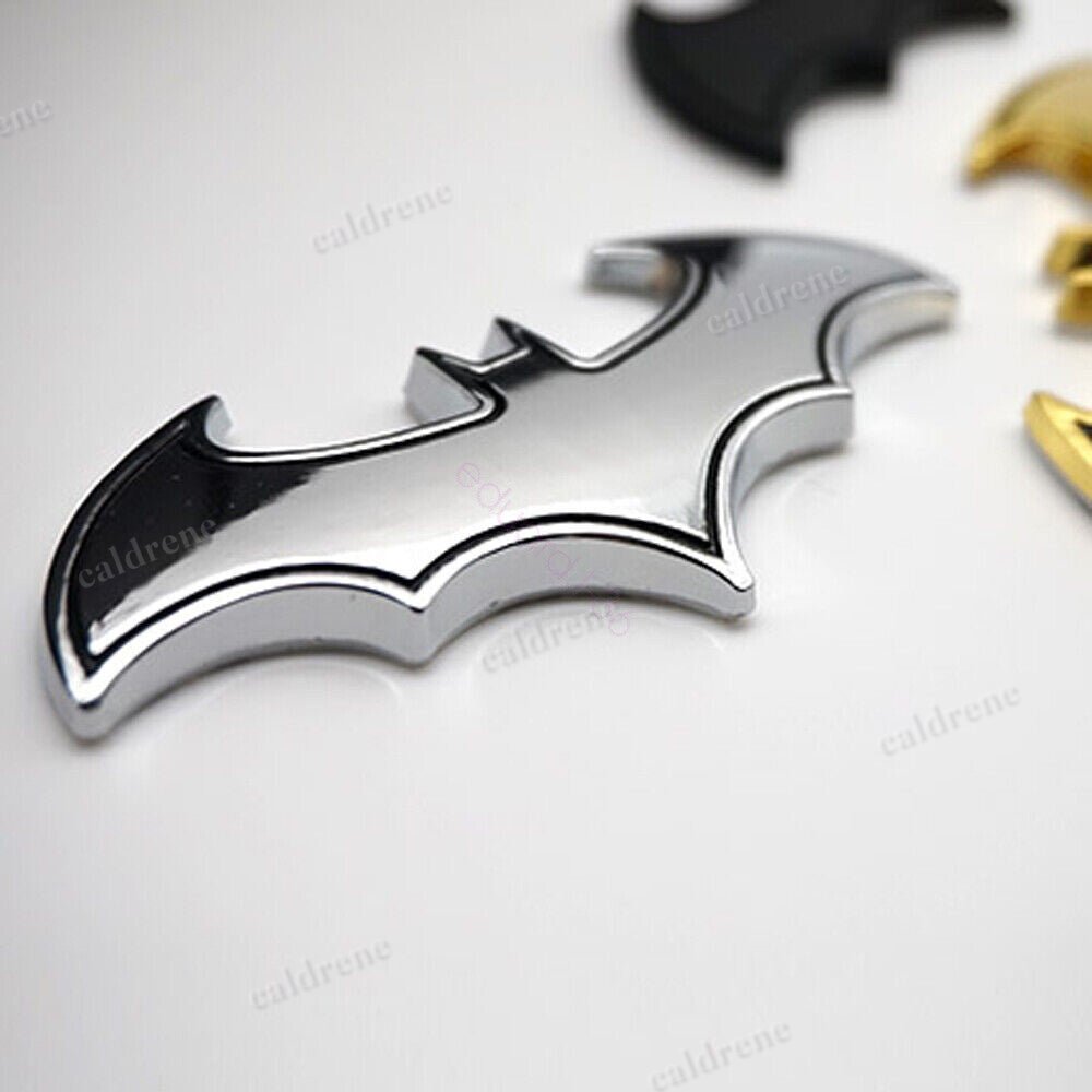 3D Metal Batmobile Logo Scratch Sticker for Cars – view 3
