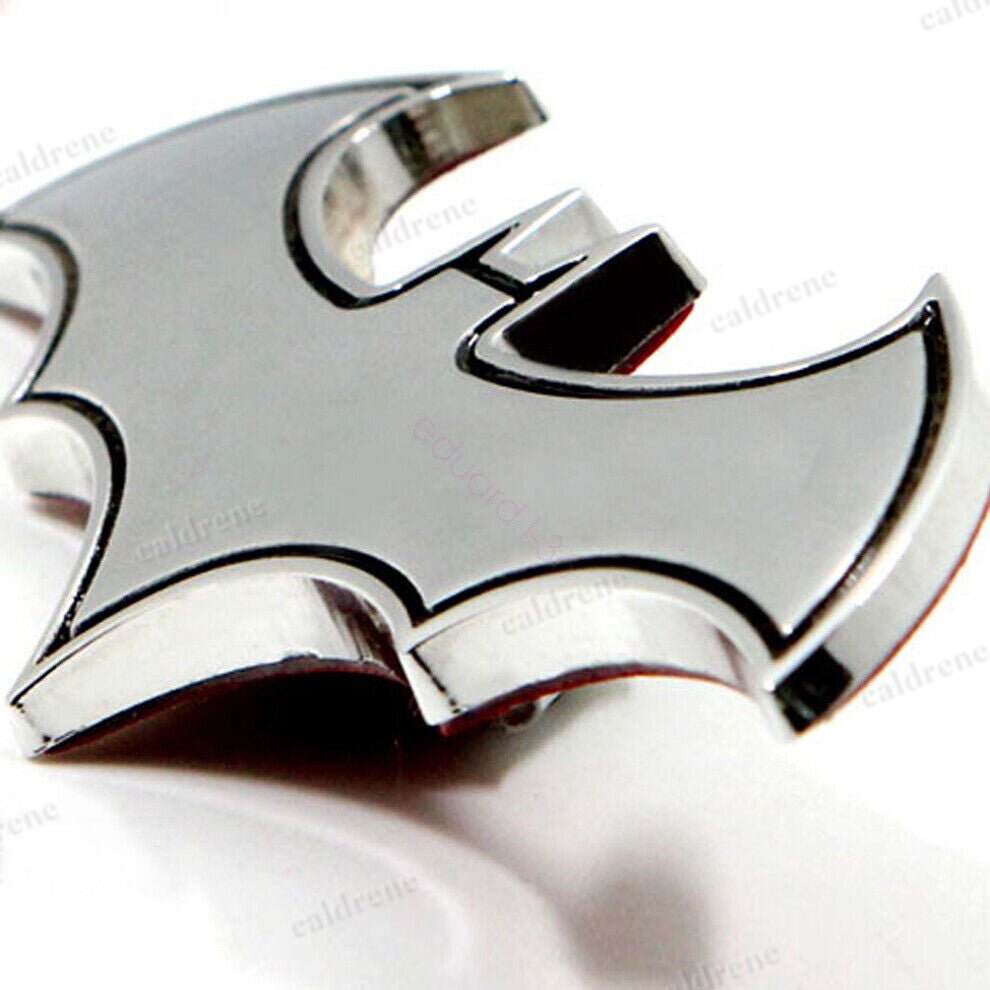 3D Metal Batmobile Logo Scratch Sticker for Cars – view 4