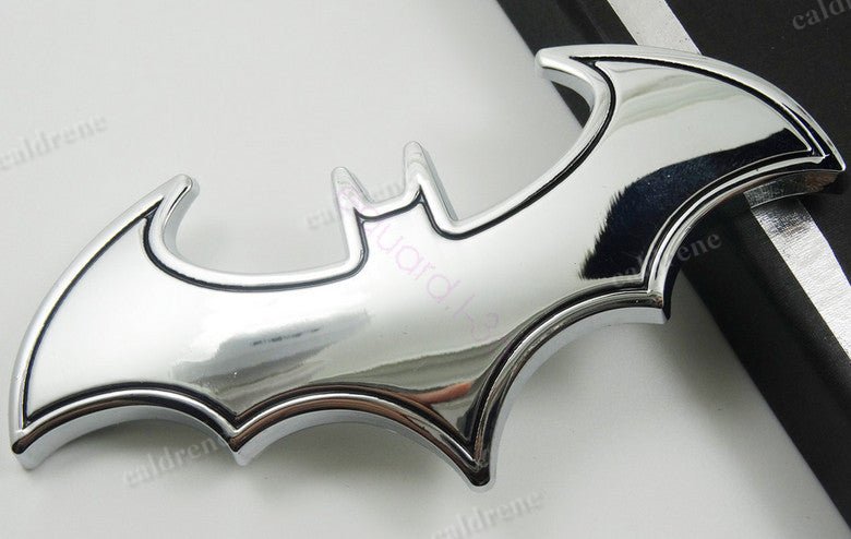 3D Metal Batmobile Logo Scratch Sticker for Cars – view 5