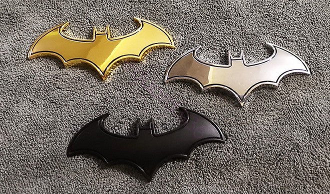 3D Metal Batmobile Logo Scratch Sticker for Cars – view 6