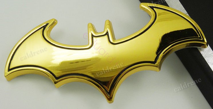3D Metal Batmobile Logo Scratch Sticker for Cars – view 7
