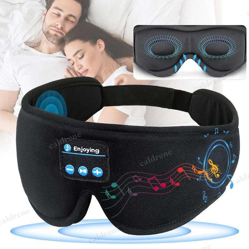 3D Sleep Mask with Bluetooth Headphones – view 2