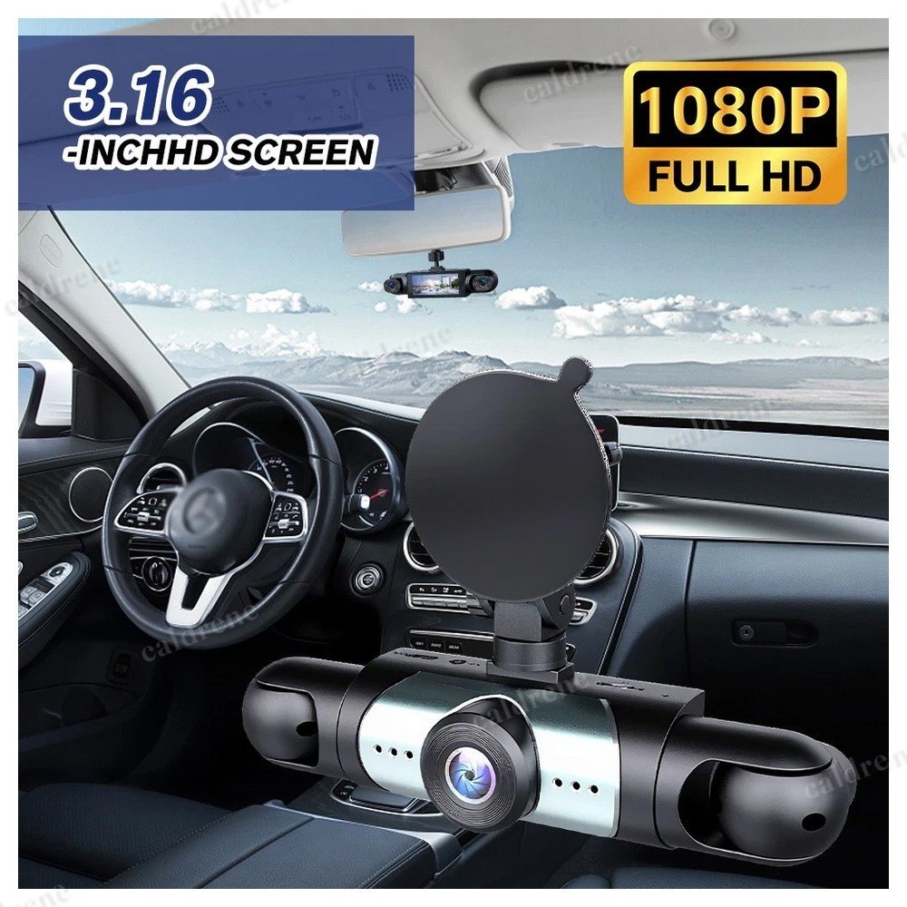 4-Channel 360° 1080P Dash Cam, Front Rear Inside Left Right – view 3