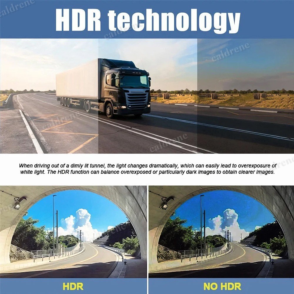 4-Channel 360° 1080P Dash Cam, Front Rear Inside Left Right – view 6