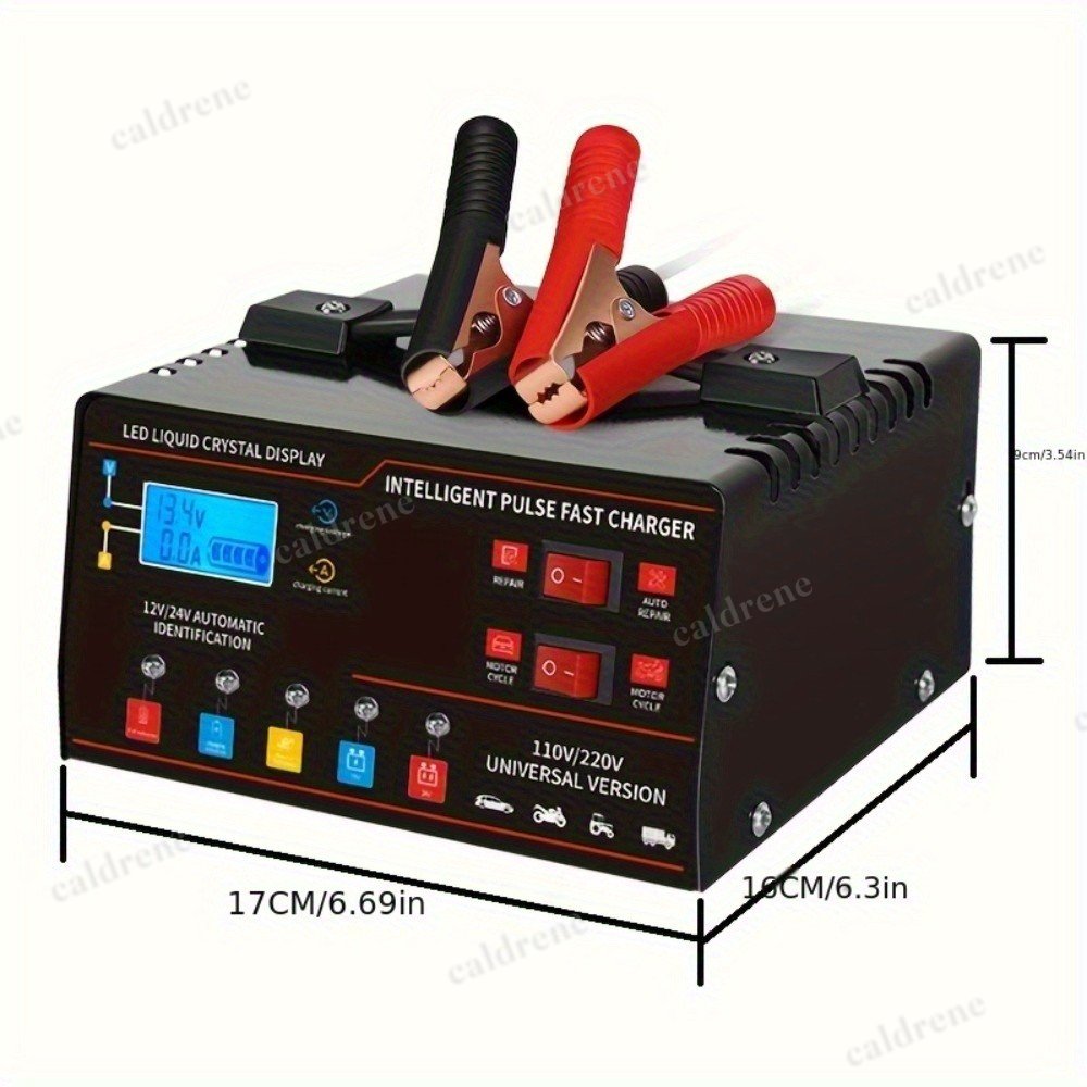 400A Smart Car Battery Charger 12V/24V with Pulse Repair – view 3