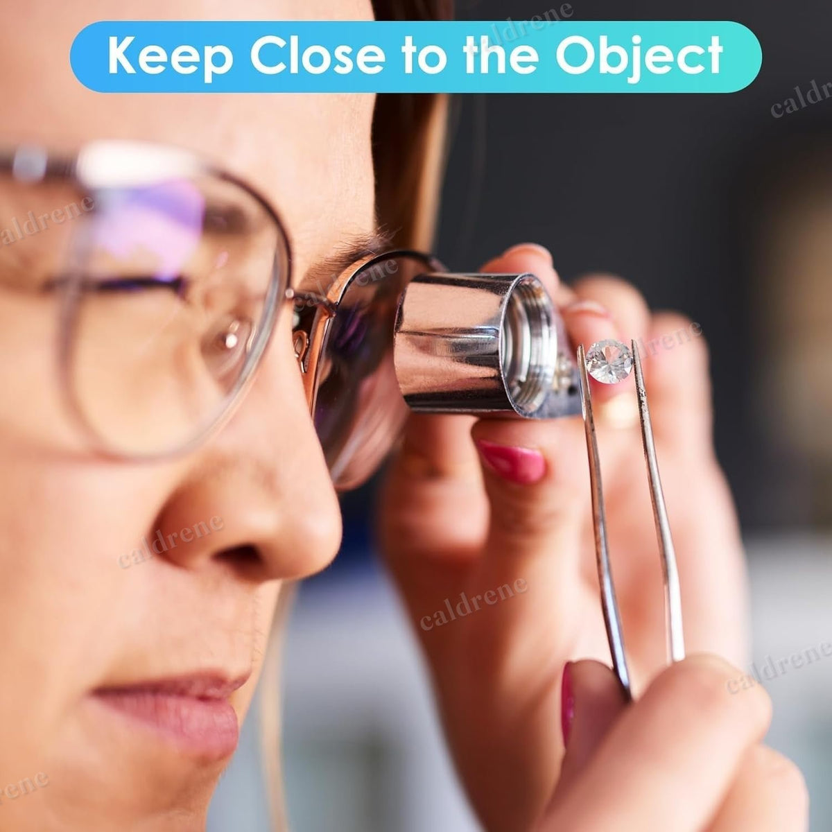 40X Jewelers Loupe Magnifier with LED & UV Light – view 6