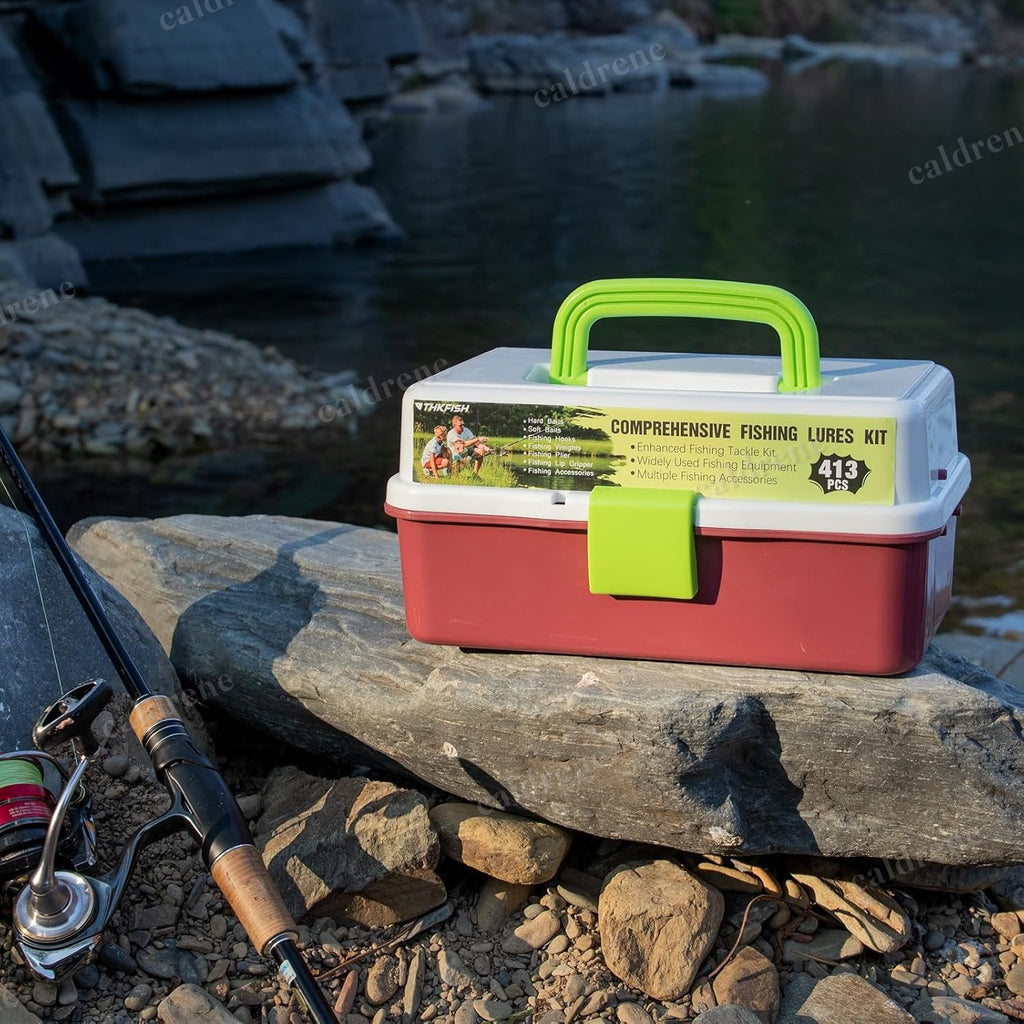 413-Piece Fishing Lure Kit with 3-Layer Tackle Box – view 10