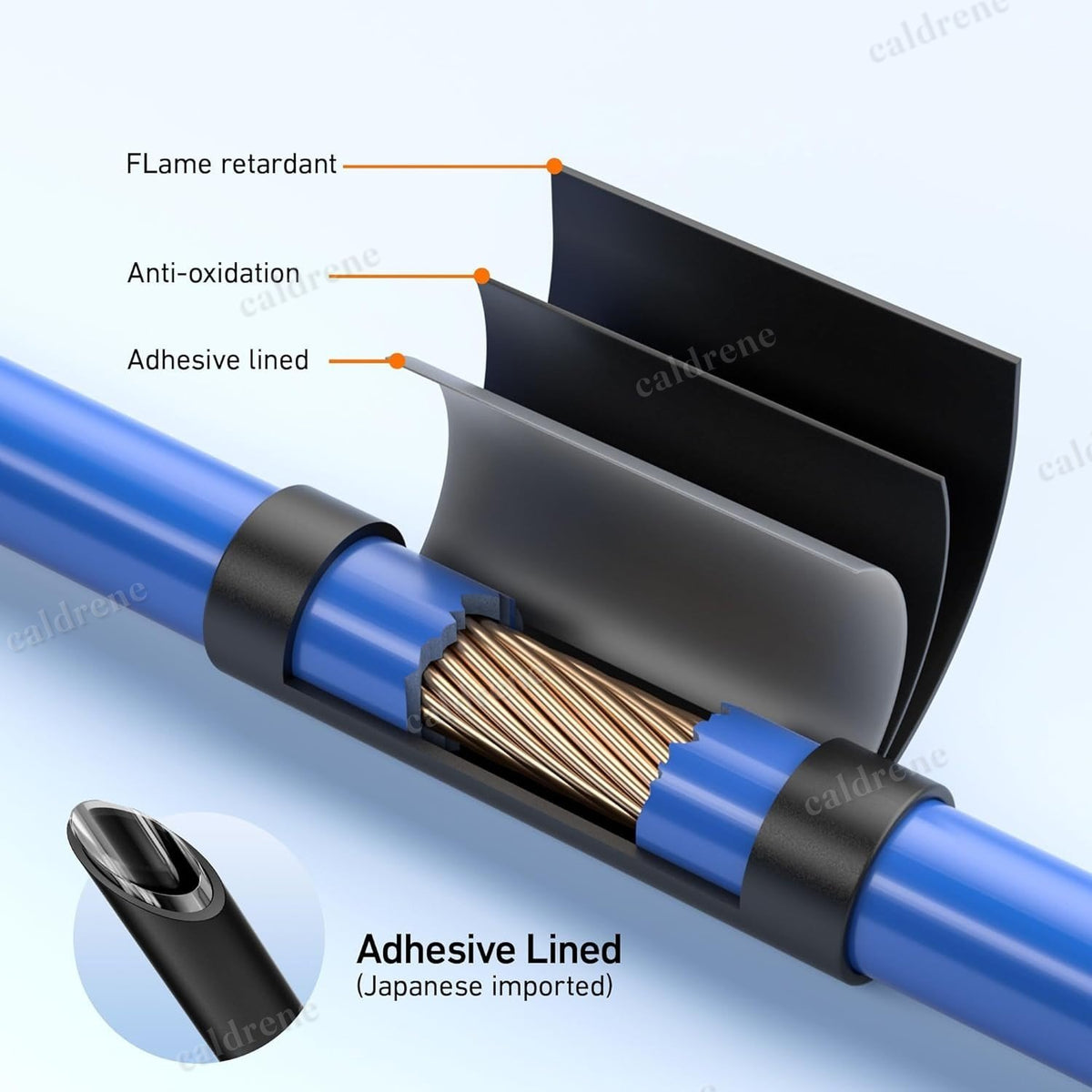 446 Piece Marine Grade Adhesive Lined Heat Shrink Tubing Kit, 3:1 – view 4