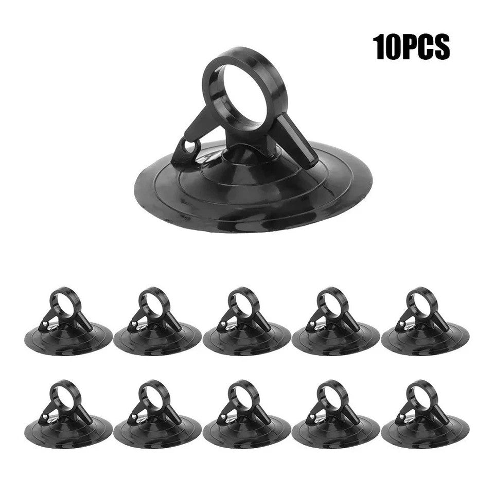 45mm Car Sunshade Suction Cups for Strong Hold – 10pcs-black