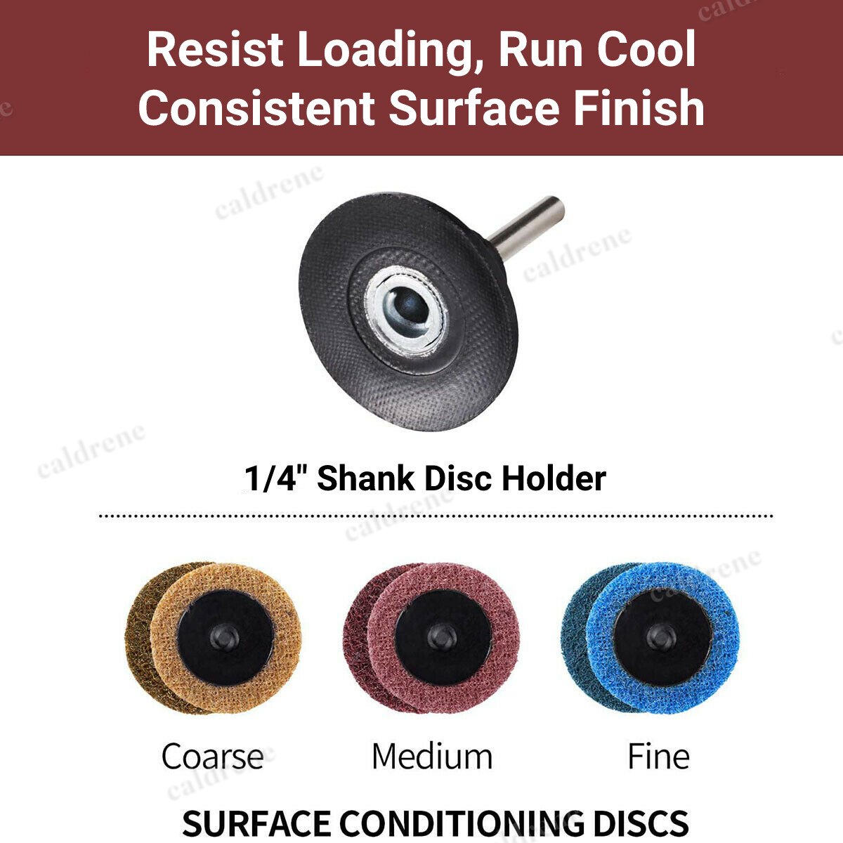 46 Piece 2 Inch Quick Change Surface Conditioning Disc Set with Holder – view 8