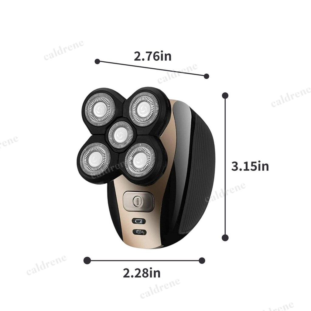 4D Rotary Electric Head Shaver and Beard Trimmer, Rechargeable – view 5