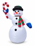 4ft Candy Cane Snowman Christmas Inflatable