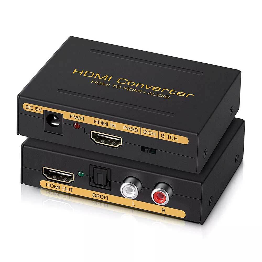 4K 60Hz HDMI to HDMI & Optical Audio Splitter Extractor