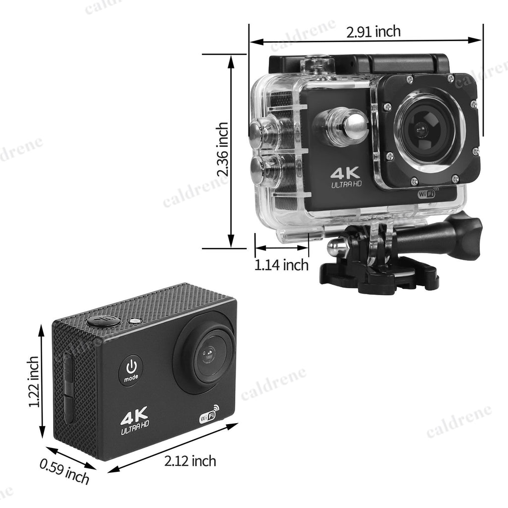 4K Action Camera Waterproof Underwater WiFi with Remote – view 10