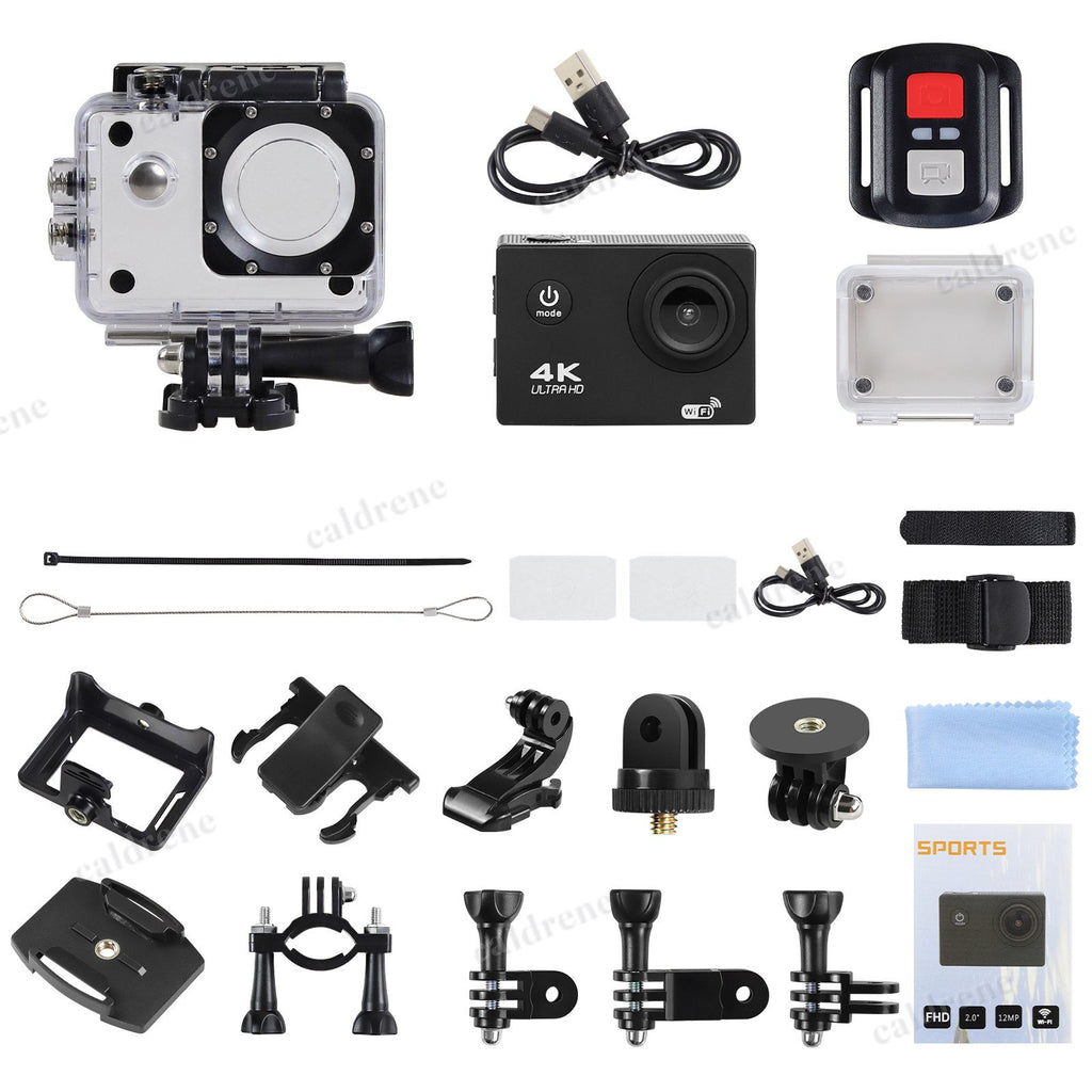 4K Action Camera Waterproof Underwater WiFi with Remote – view 2