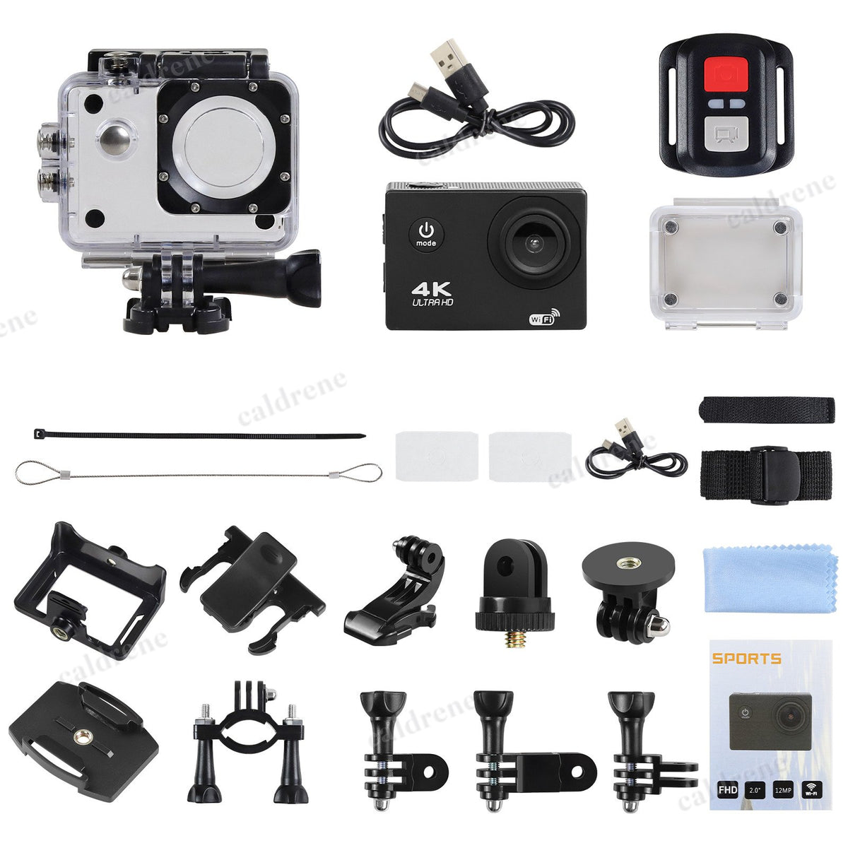4K Action Camera Waterproof Underwater WiFi with Remote – view 2