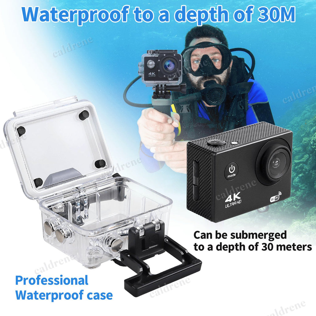 4K Action Camera Waterproof Underwater WiFi with Remote – view 3