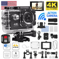 4K Waterproof Action Camera with Remote