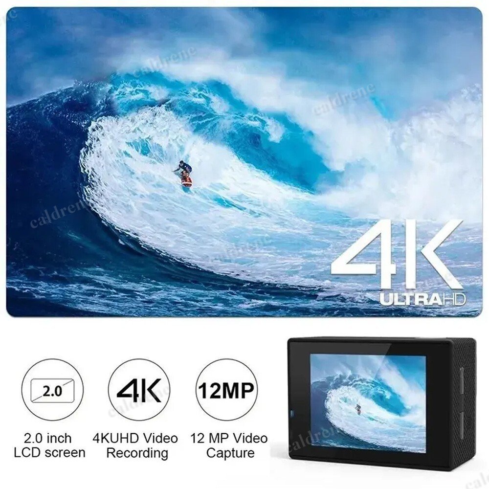 4K Waterproof Action Camera with Remote – view 10