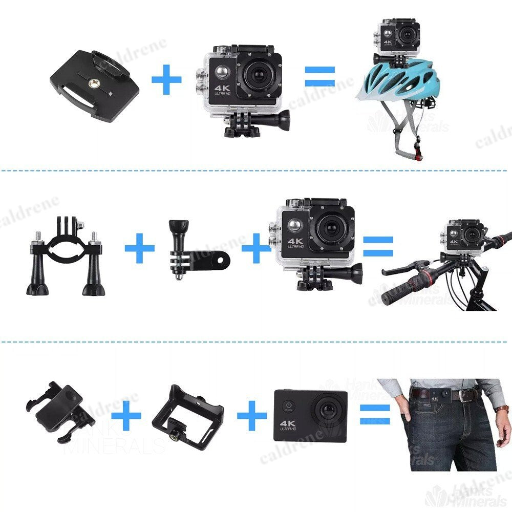 4K Waterproof Action Camera with Remote – view 6