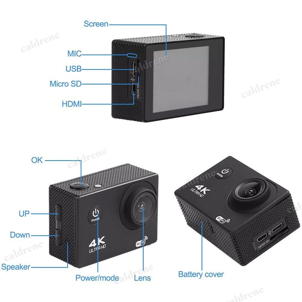 4K Waterproof Action Camera with Remote – view 8