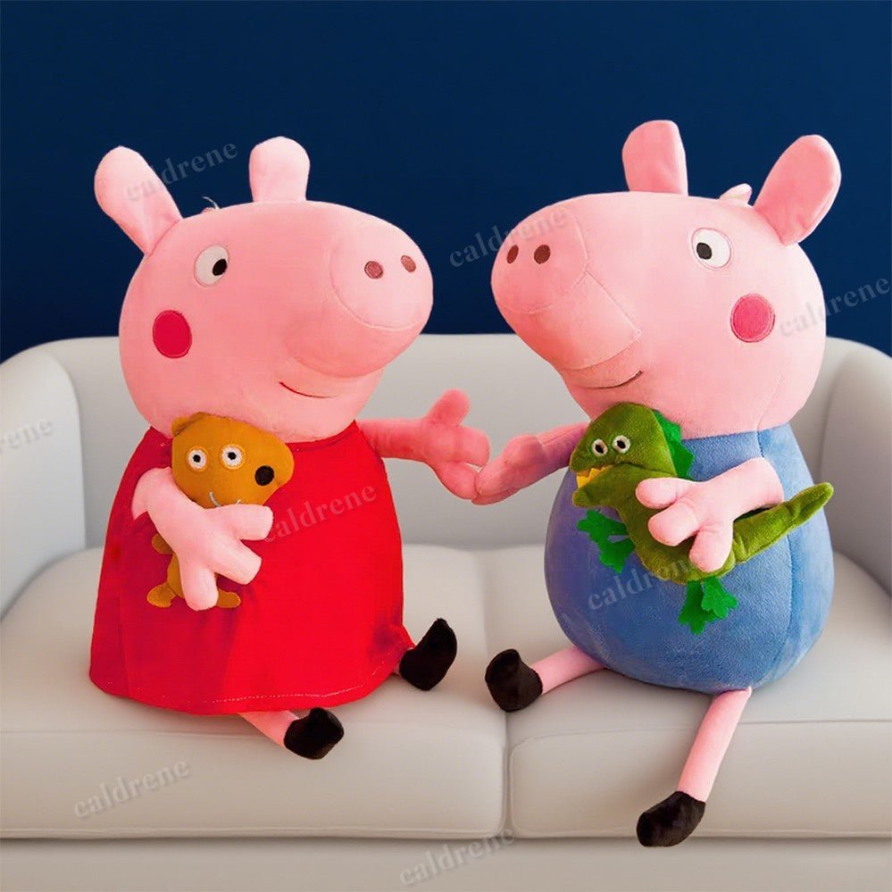 4PCS Peppa Pig Plush Stuffed Doll Soft Toy Kid Gift George Dad Mum Birthday 30cm – view 3