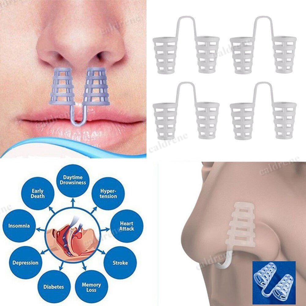 5-100PCS Anti Snore Nasal Dilators Stop Snoring Nose Clip Sleep Apnea Aid Device – view 3