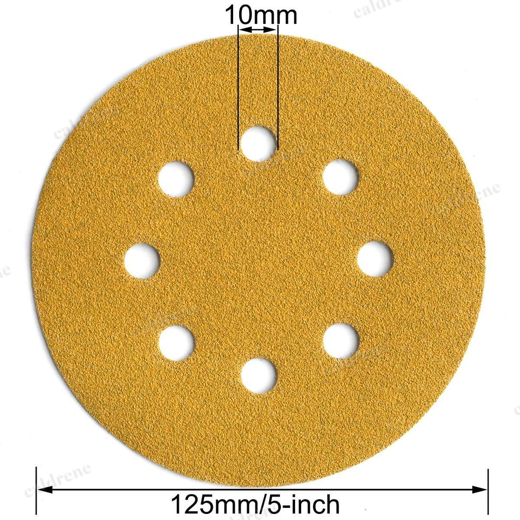 5 Inch Hook and Loop Sanding Discs, 8-Hole, 100 Pack – view 6